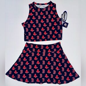 Boston Red Sox Tank Top & Skort Set